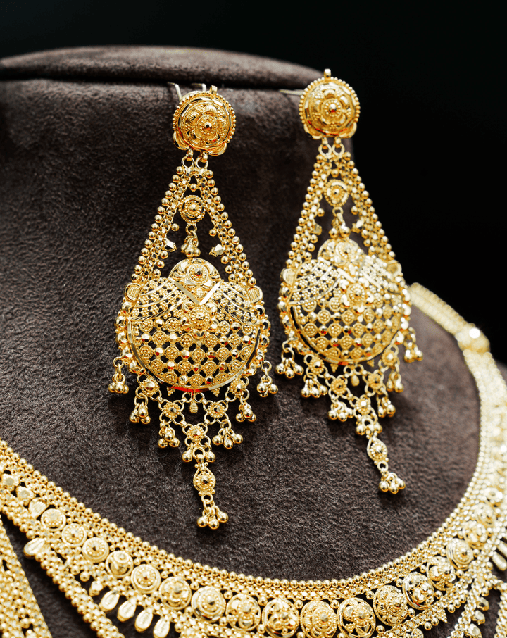 22K Multilayered Bridal Set - Gobind Jewelers